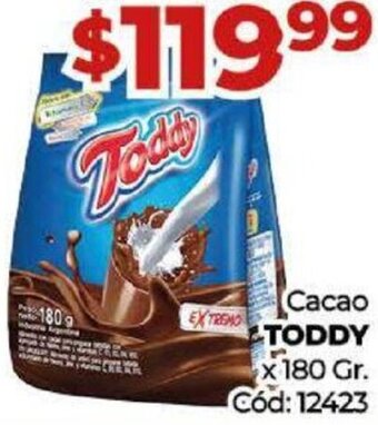 Diarco Cacao Toddy 180g oferta
