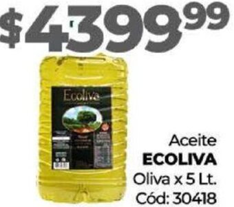 Diarco Aceite Ecoliva Oliva 5L oferta