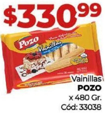 Diarco Vainillas Pozo 480g oferta
