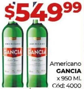 Diarco Americano Gancia 950ml oferta