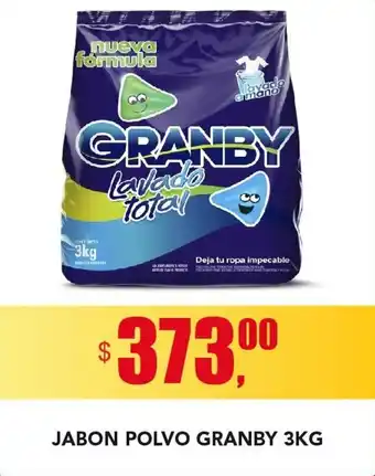 Eco Supermercados Granby Jabon Polvo 3kg oferta
