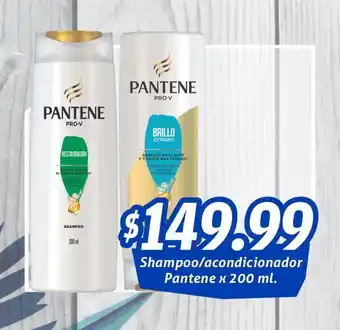 Pantene Shampoo/acondicionador x 200 ml.