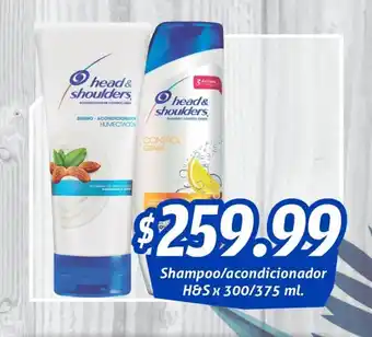 Gomez Pardo H&S Shampoo/acondicionador x 300/375 ml. oferta