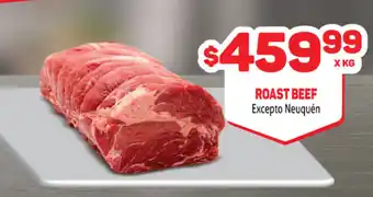 Makro Roast Beef Excepto Neuquén oferta