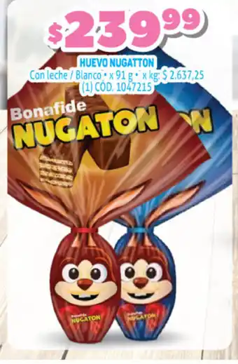 Makro Huevo Nugatton Con leche / Blanco x 91 g oferta