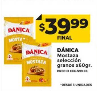 Supermayorista Vital Dánica mostaza selección granos oferta