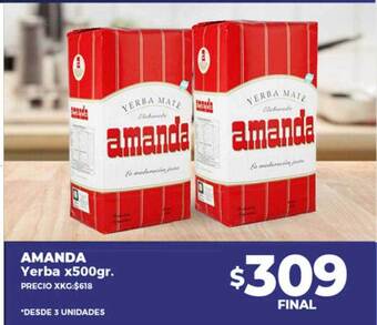 Supermayorista Vital Amanda yerba oferta
