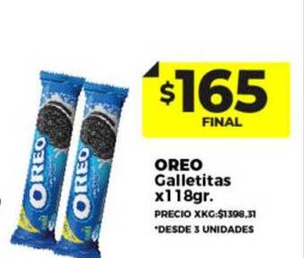 Supermayorista Vital Oreo galletitas oferta