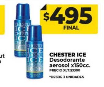 Supermayorista Vital Chester ice desodorante aerosol oferta