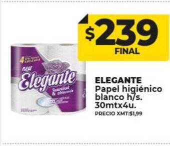 Supermayorista Vital Elegante papel higiénico blanco oferta