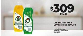 Supermayorista Vital Cif bio active lavavajillas oferta