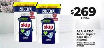 Supermayorista Vital Ala matic jabón líquido para diluir oferta