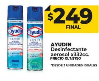 Supermayorista Vital Ayudin desinfectante aerosol oferta