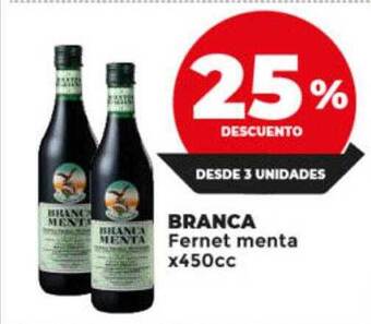 Supermayorista Vital Branca fernet menta oferta