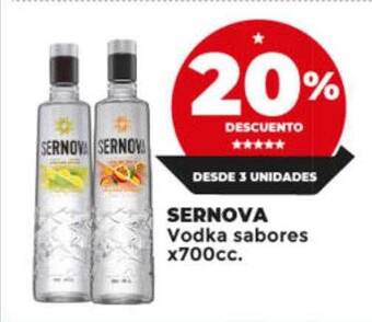 Supermayorista Vital Sernova vodka sabores oferta
