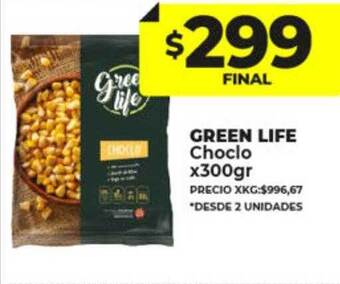 Supermayorista Vital Green life choclo oferta