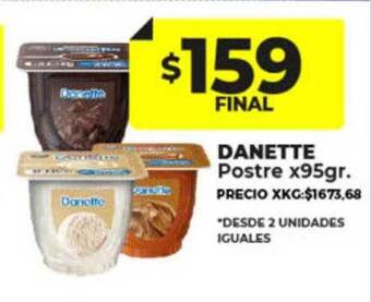 Supermayorista Vital Danette postre oferta