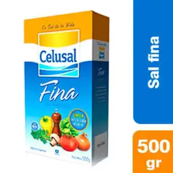 Supermercados Comodin Sal fina celusal corrediza caja x 500 gr oferta