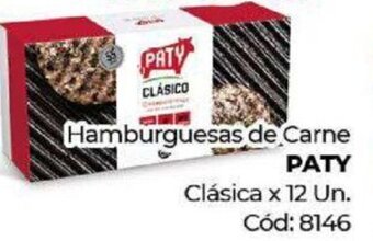Diarco Hamburguesas de Carne Paty Clásica 12un oferta