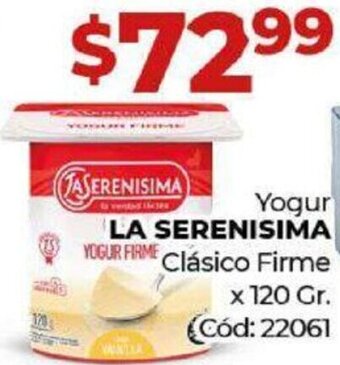 Diarco Yogur La Serenisima 120g oferta