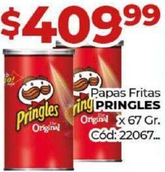 Diarco Papas Fritas Pringles 67g oferta
