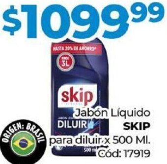 Diarco Jabón Líquido Skip 500ml oferta