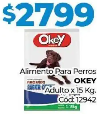 Diarco Alimento Para Perros Okey Adulto 15kg oferta