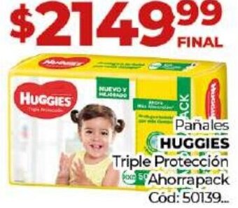 Diarco Pañales Huggies Triple Protección Ahorrapack oferta