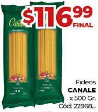 Diarco Fideos Canale 500g oferta