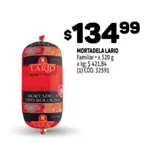 Makro Mortadela Lario Familiar x 320 g oferta