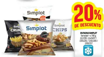 Makro Simplot En Papas Variedad x 700 g oferta