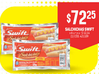 Makro Swift Salchichas x 6 u oferta