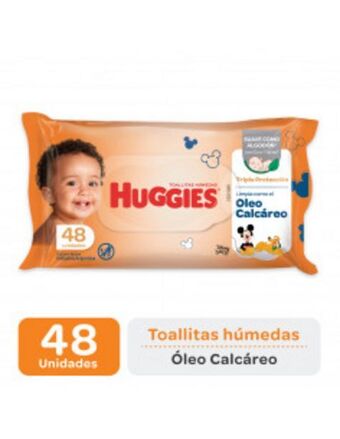 Farmacias Líder Huggies tipo oleo calcareo 48 toallas humedas oferta