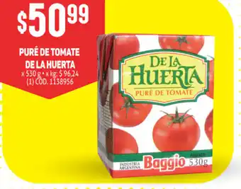 Makro De La Huerta Puré De Tomate x 530 g oferta