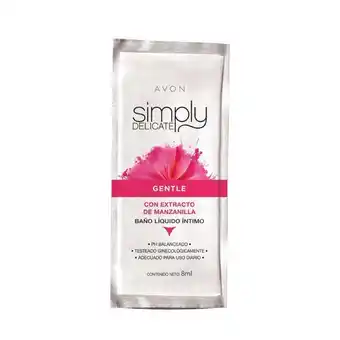 Avon Pouch baño líquido íntimo gentle | simply delicate oferta