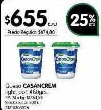 Jumbo Queso casancrem oferta
