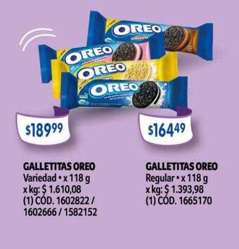 Makro Galletitas oreo oferta