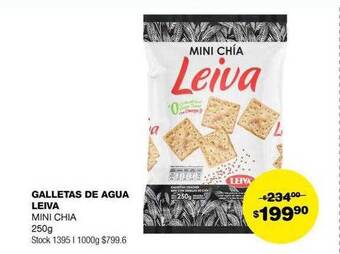 Atomo Conviene Galletas de agua leiva oferta