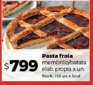 Disco Pasta frola oferta