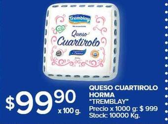 Carrefour Market Queso cuartirolo horma oferta