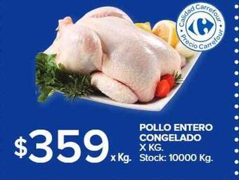 Carrefour Market Pollo entero congelado oferta