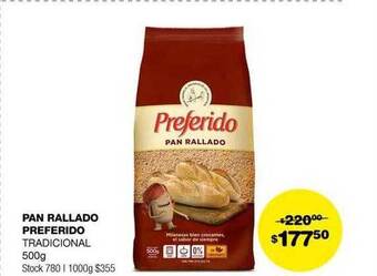 Atomo Conviene Pan rallado preferido oferta