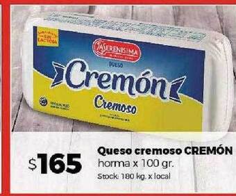 Disco Queso cremoso cremón oferta
