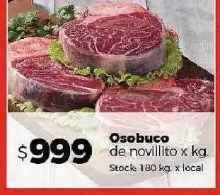 Disco Osobuco de novillito oferta