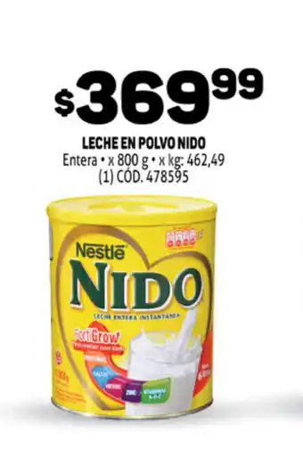 Makro Nido Leche En Polvo Entera x 800 g oferta