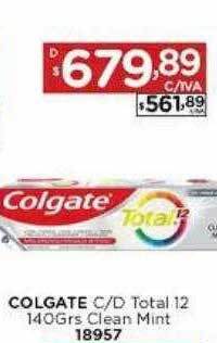 Hipermay Colgate c-d total 12 clean mint oferta
