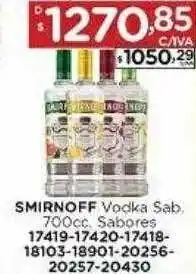 Hipermay Smirnoff vodka sab. oferta