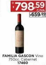 Hipermay Familia gascon vino cabernet oferta