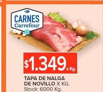 Carrefour Market Tapa de nalga de novillo oferta