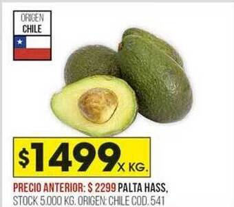 Coto Palta hass oferta